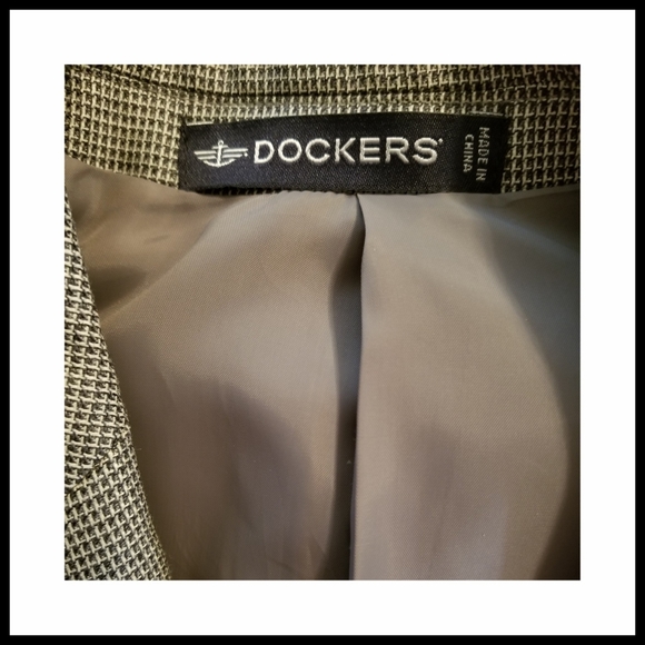 Dockers*Grey Sport Coat-Wool Blend - Picture 5 of 7